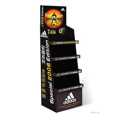 Suport de prezentare din carton rezistent haine Adidas